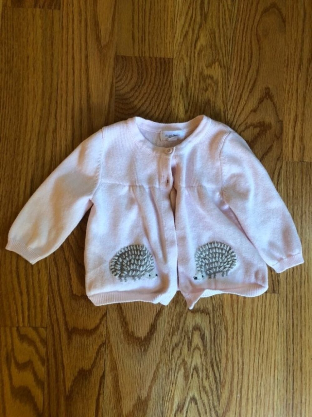 Angel Dear pink hedgehog cardigan 3-6 mo